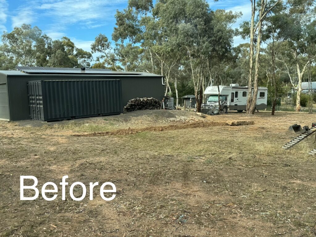 On The Spot Earthworks - Before Picture